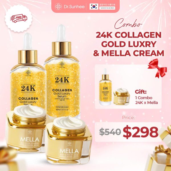 Combo 24K Collagen & Mella Cream